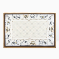 Набор столовый Classic, скатерть 150×220 см +/- 3 см с ВГМО, салфетки 40×40 см - 12 шт., 100% хлопок