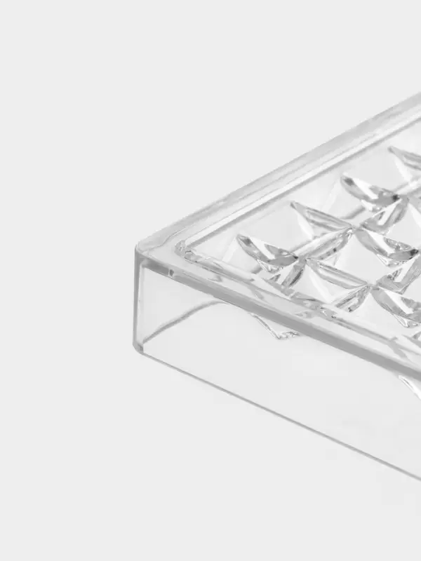 Форма для шоколада KONFINETTA &laquo;Инфинити&raquo;, 27.5&times;17.5&times;2.5 см, 3 ячейки 15.3&times;7.5&times;0.8 см, пластик, прозрачная