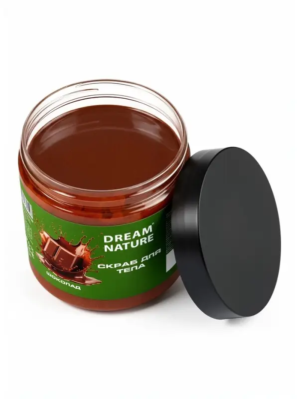 Скраб для тела Dream Nature, шоколадный, 720 г