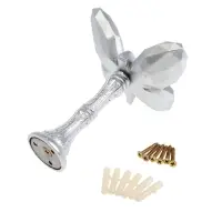 Крючок для штор CAPPIO KS037, цвет серебро, 2 шт Крючок для штор CAPPIO KS037, цвет серебро, 2 шт