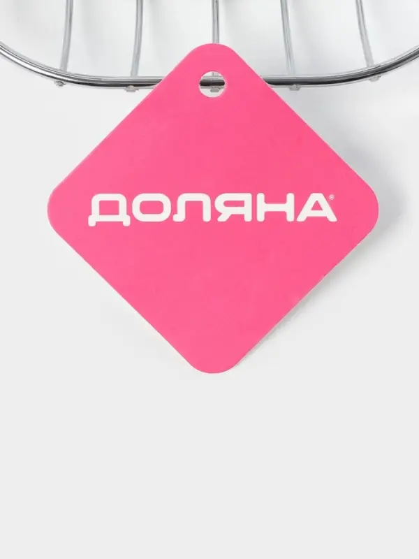 Мыльница овальная настенная Доляна, хром