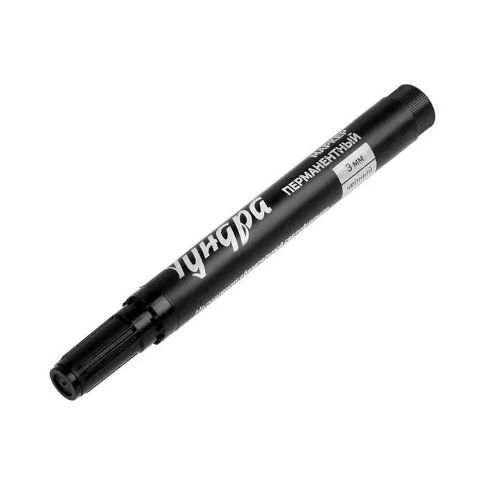 Маркер строительный ТУНДРА, перманентный, черный, ширина линии 3 мм Маркер строительный ТУНДРА, перманентный, черный, ширина линии 3 мм
