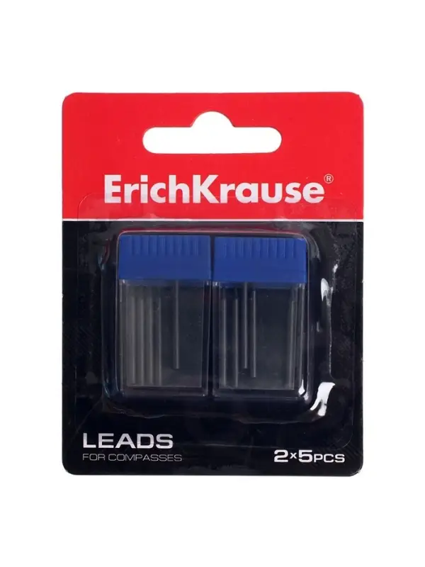 Набор грифелей для циркулей ErichKrause, 10 штук, в блистере