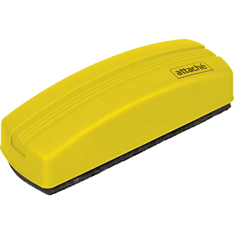 Губка-стиратель для магнитно-маркерных досок,Attache,магнитн,(55x160мм),жел