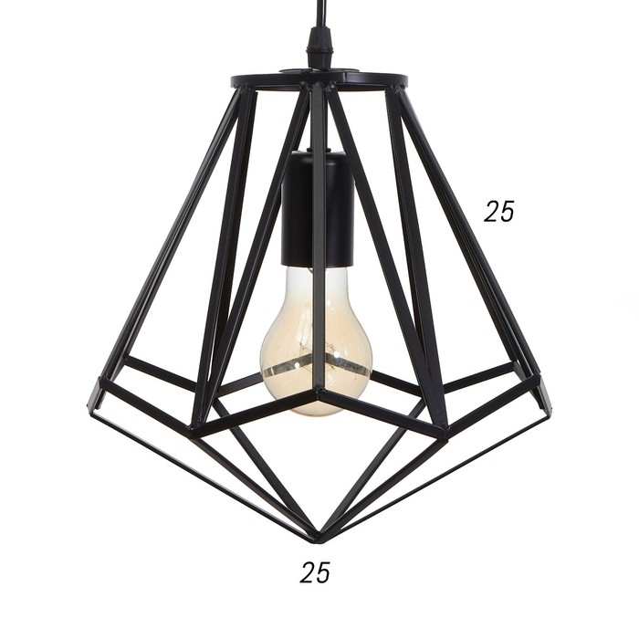 Светильник BayerLux 69952/1 E27 40Вт черный 25х25х25-125 см