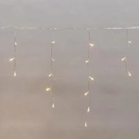 Гирлянда светодиодная АЙСИКЛ (бахрома) 5х0,6м, IP44, 112LED Теп бел 255-526