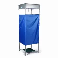 Душ дачный, 80 &times; 80 &times; 250 см, тент, бак антикоррозийный, 128 л, без ЭВН