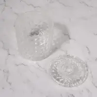 Органайзер для хранения, 1 секция, с крышкой, d=10&times;12.5 см, прозрачный