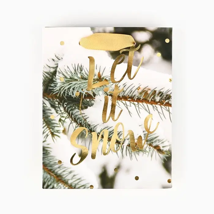 Пакет подарочный новогодний ламинированный «Зимний лес», S 5.5 см х 15 см х 12 см Пакет подарочный новогодний ламинированный «Зимний лес», S 5.5 см х 15 см х 12 см