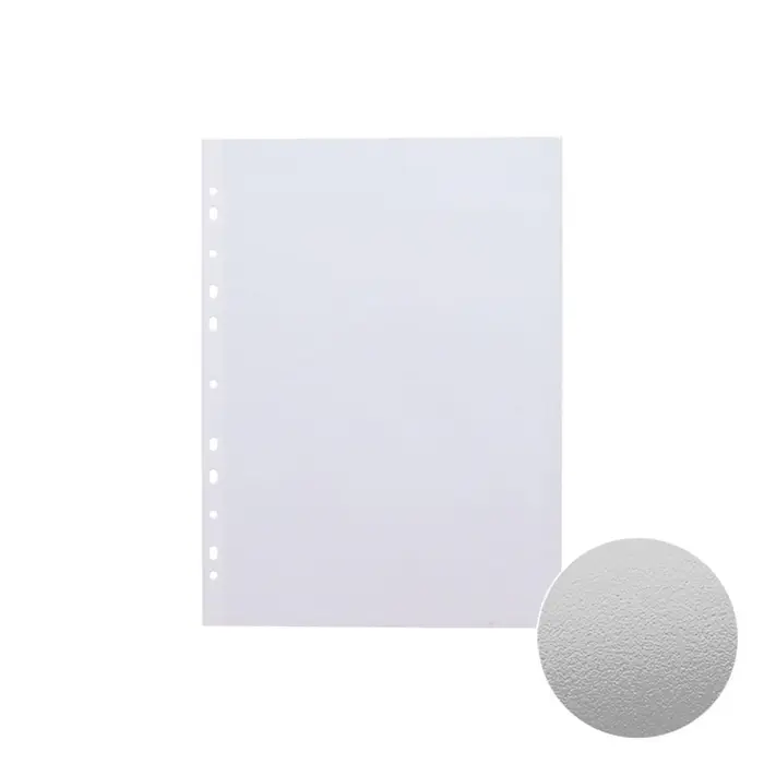 Файл - вкладыш ErichKrause Fizzy Clear, А4, 30 мкм, прозрачный, тиснение &laquo;апельсиновая корка&raquo;, вертикальный, вмещает до 50 листов, 100 штук