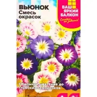 Семена цветов Вьюнок Смесь окрасок трехцветный, О, ц/п, 0,3 г