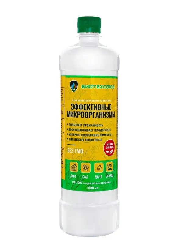 Удобрение &laquo;Биотехсоюз&raquo;, стимулятор, для всех видов культур, биоудобрение,1 л