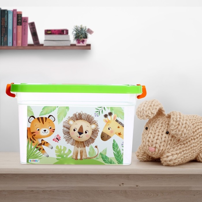 Ящик для хранения игрушек «Счастливое детство», 6,5 л Ящик для хранения игрушек «Счастливое детство», 6,5 л