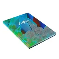 Колледж-тетрадь Calligrata TOP &laquo;Перья&raquo; А4, 160 листов, в клетку, в твёрдой обложке 7БЦ, матовая ламинация, выборочный лак