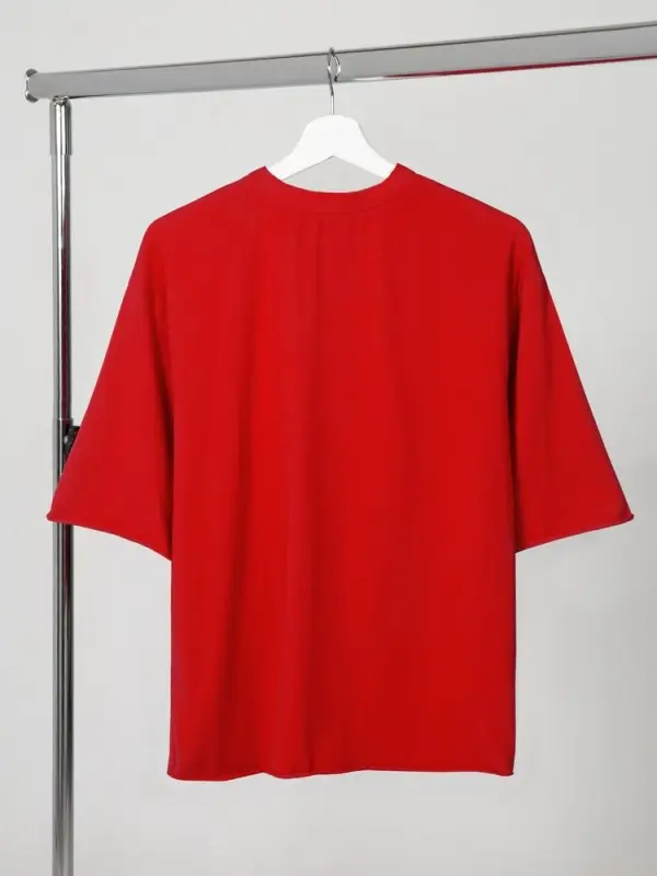 Футболка оверсайз Vozduh 2.0, красная, размер XS/S Футболка оверсайз Vozduh 2.0, красная, размер XS/S