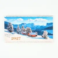Календарь 2027, квартальный на гребне 29.7&times;65.5 см, &laquo;Времена года&raquo;