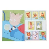 Аппликации с раскрасками &laquo;Три кота. Молочный зуб&raquo;, А5, 14 стр.