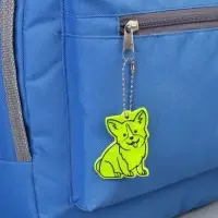 Светоотражающий элемент «Корги», двусторонний, 4.3×5.5 см, МИКС