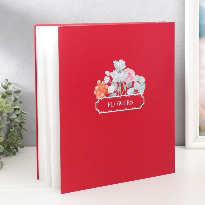 Фотоальбом на 500 фото 10х15 см Фотоальбом на 500 фото 10х15 см "Полевые цветы" в коробке МИКС 33,5х30,5х6 см