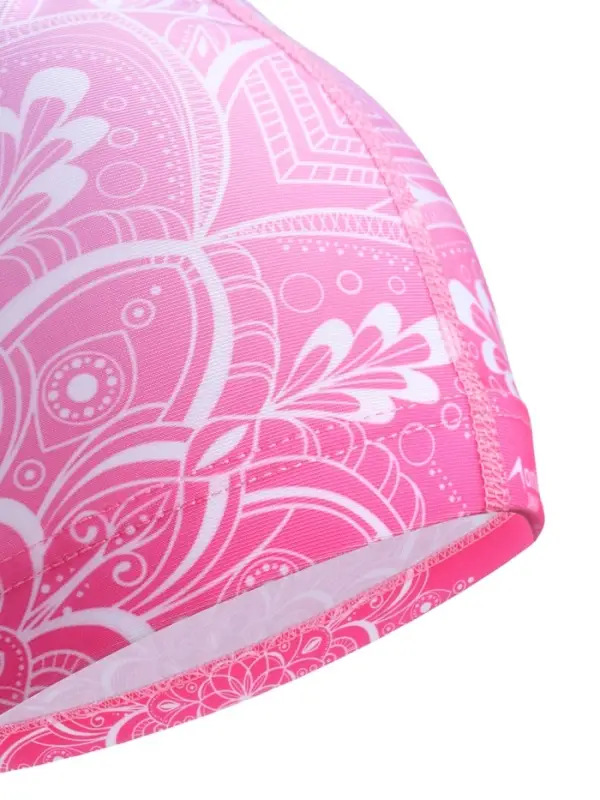 Шапочка для плавания взрослая ONLYTOP Swim, тканевая, обхват 54-60 см