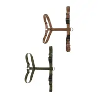 Шлейка для животных тм VETTA, нейлон, хаки/беж, обхват шеи 40-64см, обхват груди 50-74см, размер L