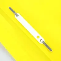 Набор папок-скоросшивателей А5, 5 штук, Calligrata, 180 мкм, с прозрачным верхом, жёлтый