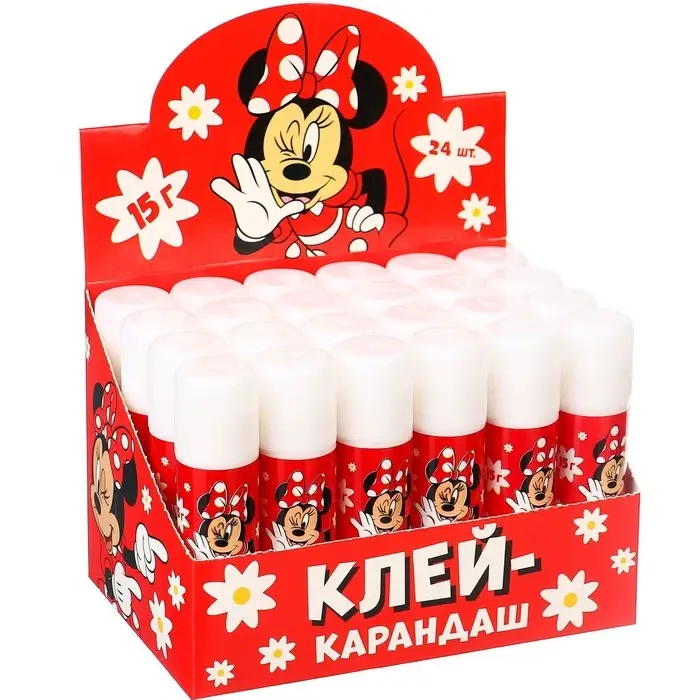 Клей-карандаш PVP 15 г, &laquo;Минни Маус&raquo;
