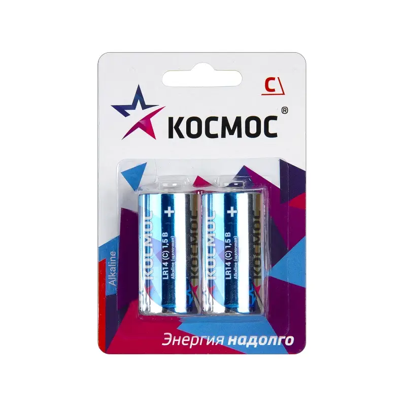 Батарейка Космос MAX LR14 C BL2 Alkaline 1.5V CN (2/24/96) Батарейка Космос MAX LR14 C BL2 Alkaline 1.5V CN (2/24/96)