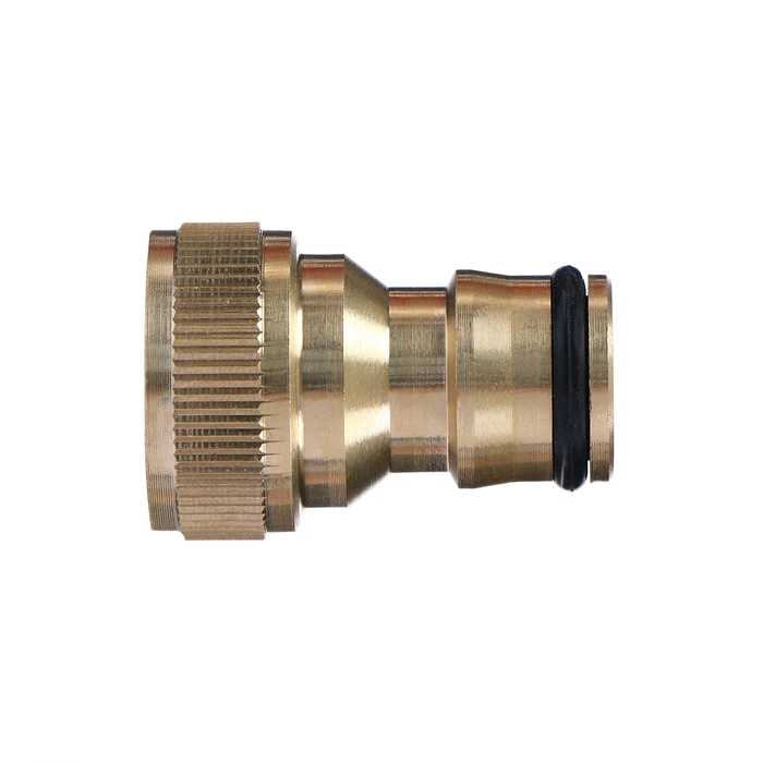 Штуцер, внутренняя резьба 1/2 Штуцер, внутренняя резьба 1/2", быстросъёмное соединение, латунь, Greengo