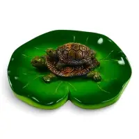 Садовая фигура из полистоуна &laquo;Черепашки&raquo;, 10&times;11&times;6 см, плавающая