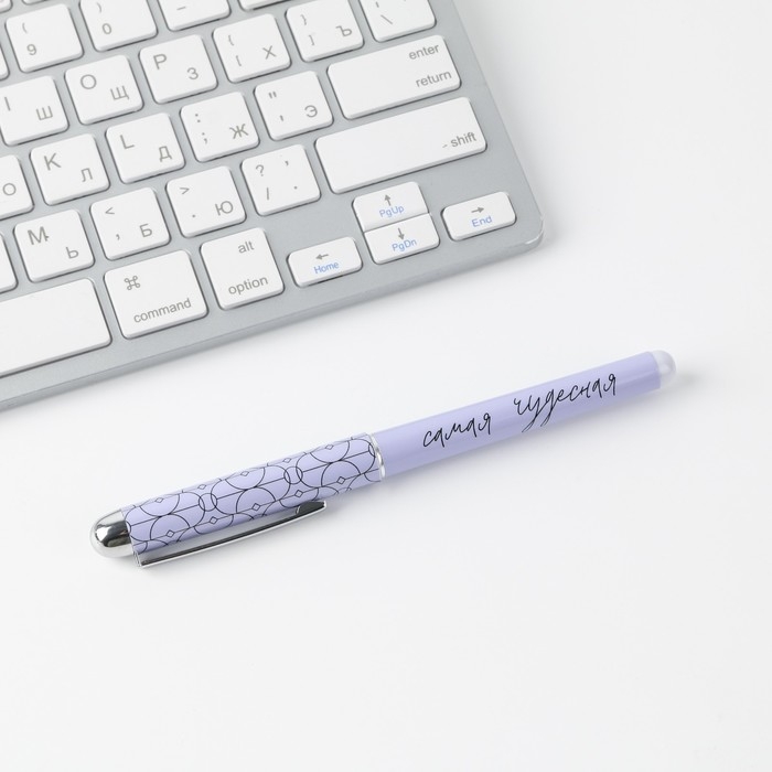 Ручка шариковая пластиковая в открытке «С 8 марта» синяя паста,1,0 мм Ручка шариковая пластиковая в открытке «С 8 марта» синяя паста,1,0 мм