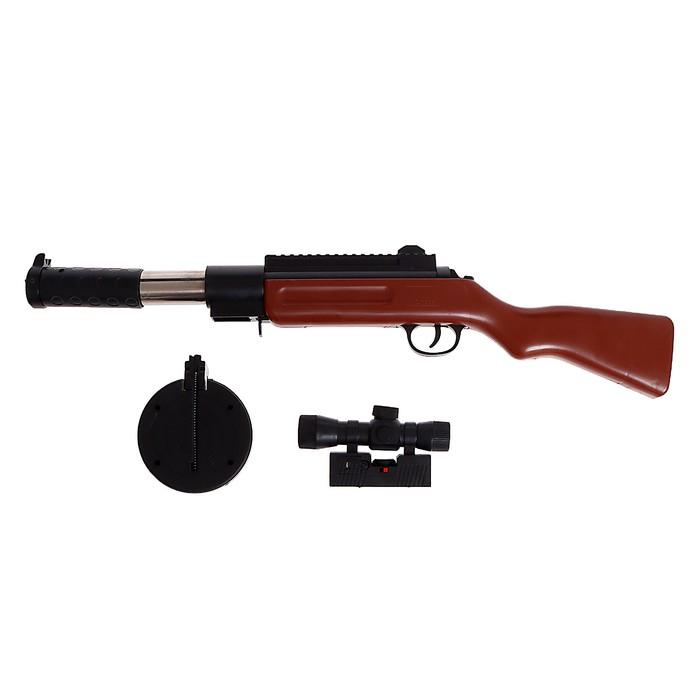 Детское оружие Автомат пневматический «ППШ», с лазером Детское оружие Автомат пневматический «ППШ», с лазером