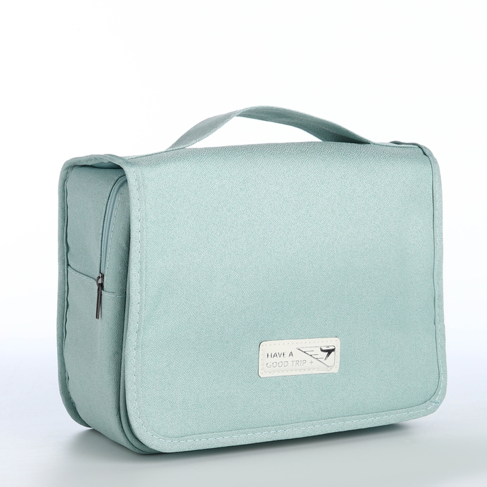Косметичка на молнии, цвет мятный Косметичка на молнии, цвет мятный