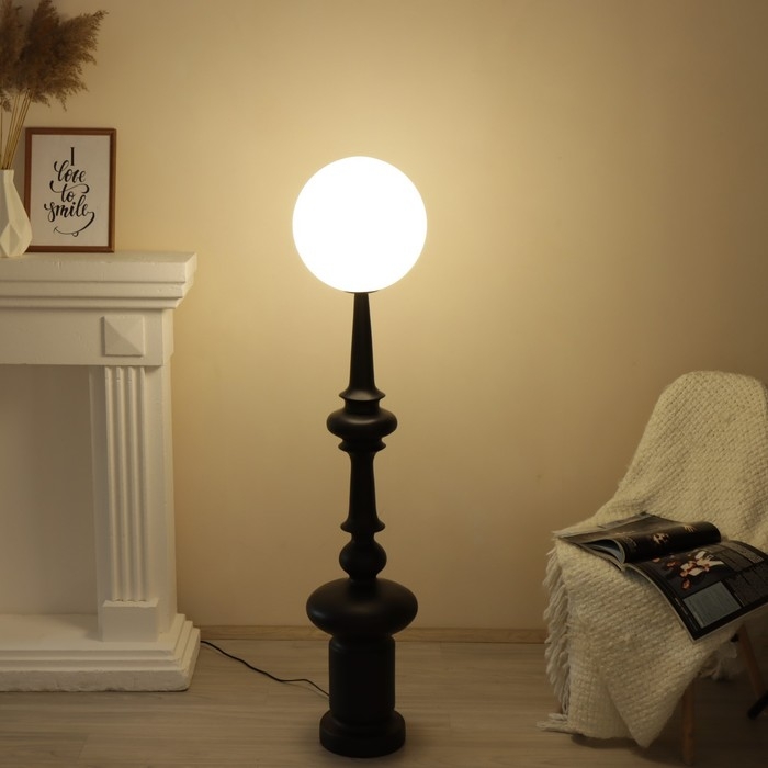 Торшер  Торшер "Алфил" LED 10Вт 4000К черный 30х30х138см