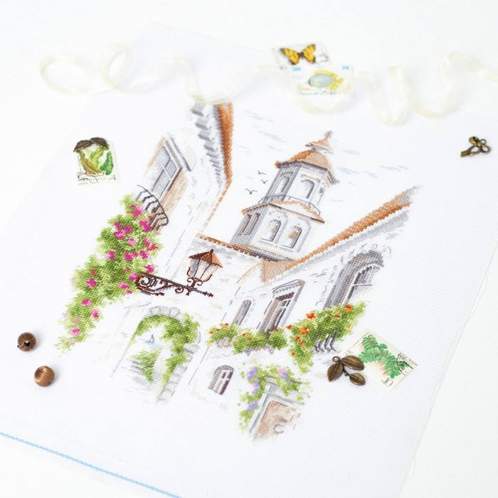 Набор для вышивания «По старым улочкам», 18 × 26 Набор для вышивания «По старым улочкам», 18 × 26