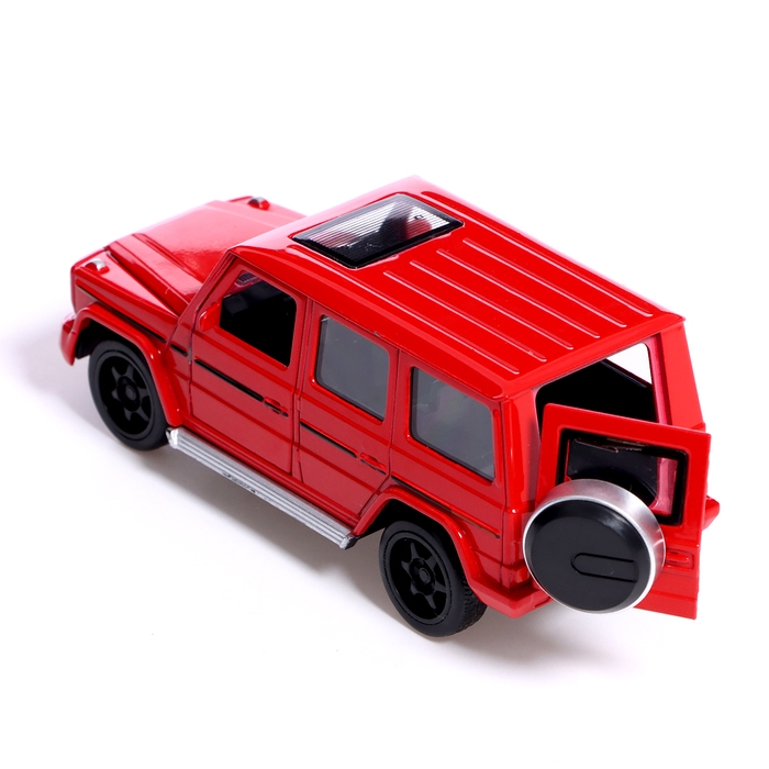 Машина металлическая «Внедорожник», световые и звуковые эффекты, открываются двери, капот, инерция, цвет МИКС