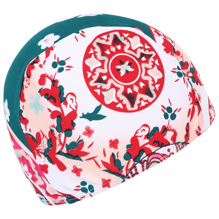 Шапочка для плавания подростковая ONLYTOP, тканевая, обхват 46-52 см, цвета МИКС Шапочка для плавания подростковая ONLYTOP, тканевая, обхват 46-52 см, цвета МИКС