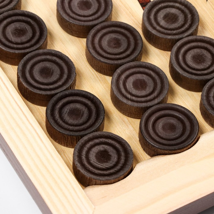 Нарды деревянные большие, с шашками Нарды деревянные большие, с шашками "Лев", настольная игра, 60 х 60 см