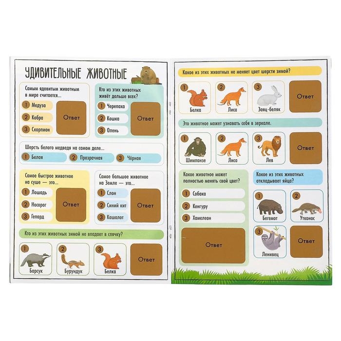 Книга со скретч-слоем «Весёлая викторина», 5+, 12 стр. Книга со скретч-слоем «Весёлая викторина», 5+, 12 стр.