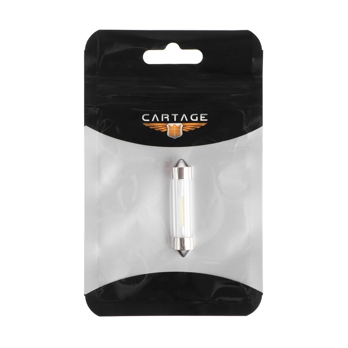 Автолампа светодиодная C5W, 12 В, 2 СОВ, 41 мм, 2.5 Вт, свет белый Автолампа светодиодная C5W, 12 В, 2 СОВ, 41 мм, 2.5 Вт, свет белый