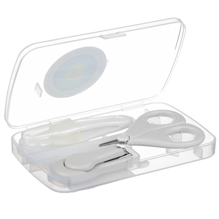 Набор по уходу за ребенком, 4 предмета, цвет серый Набор по уходу за ребенком, 4 предмета, цвет серый