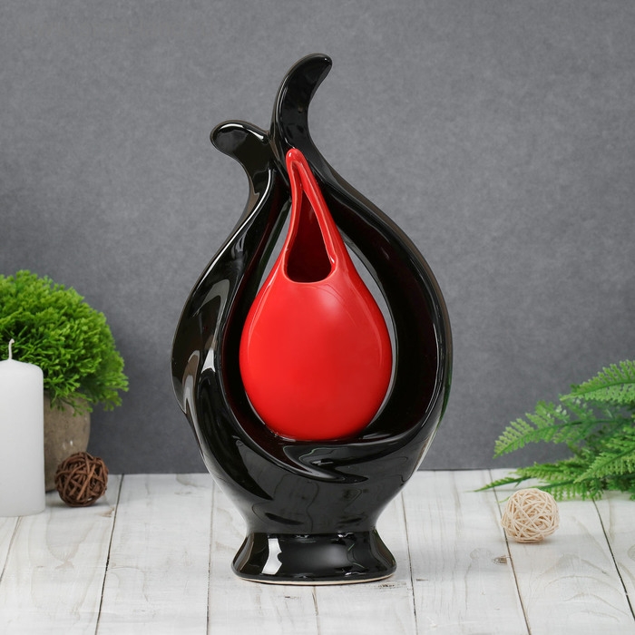 Ваза абстракция Ваза абстракция "Капля" в кувшине 14х27 см, микс