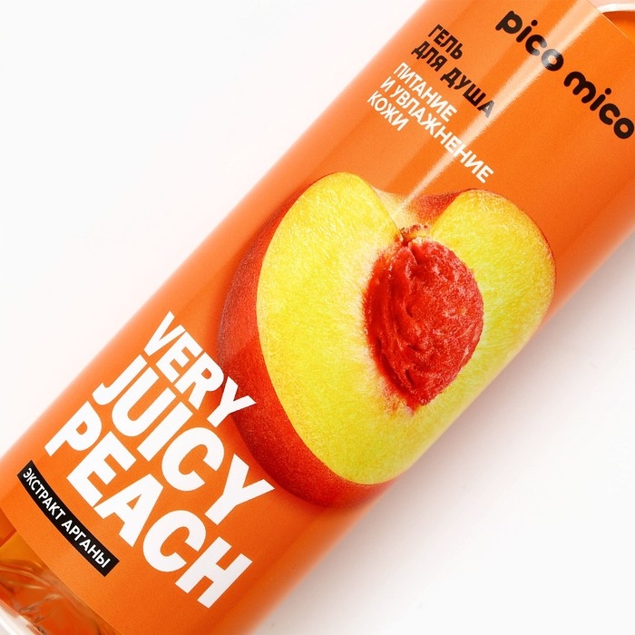 Гель для душа Very juicy peach, 400 мл, аромат персика, PICO MICO Гель для душа Very juicy peach, 400 мл, аромат персика, PICO MICO