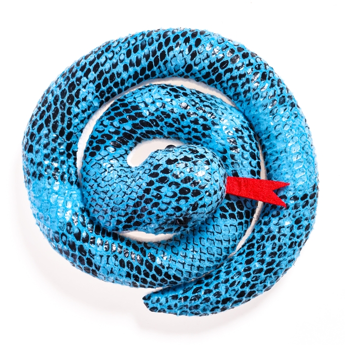 Новый год. Мягкая игрушка в шоубоксе «Змея»