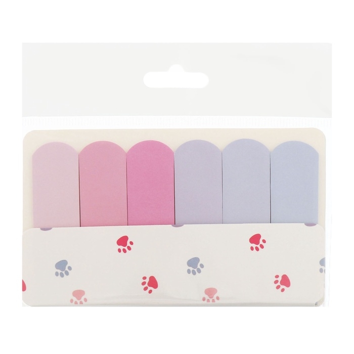 Блок-закладки с клеевым краем бумажные 20л х 6 цветов. 18 х 65мм, пастель розовый градиент   1053266 Блок-закладки с клеевым краем бумажные 20л х 6 цветов. 18 х 65мм, пастель розовый градиент   1053266