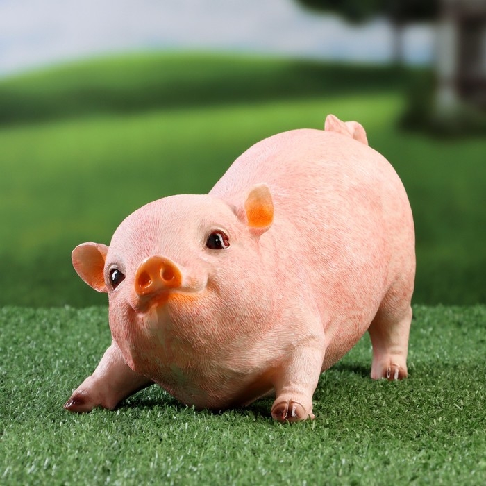 Садовая фигура  Садовая фигура "Поросенок" 12х10х16см  МИКС