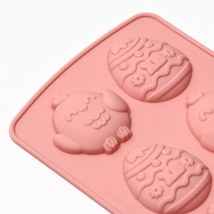 Силиконовая форма для выпечки «Цыплята», 10.6 х 20.7 см. Силиконовая форма для выпечки «Цыплята», 10.6 х 20.7 см.