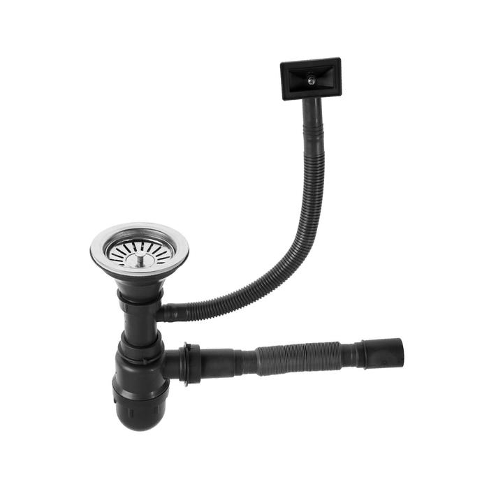 Мойка кухонная Accoona AB5077-L, врезная, левая, толщина 0.6 мм, 770х500х165 мм, глянец Мойка кухонная Accoona AB5077-L, врезная, левая, толщина 0.6 мм, 770х500х165 мм, глянец