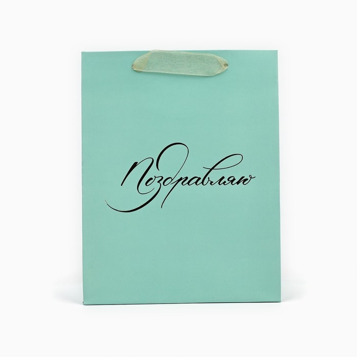 Пакет ламинированный вертикальный «Поздравляю», MS 18 х 23 х 10 см Пакет ламинированный вертикальный «Поздравляю», MS 18 х 23 х 10 см