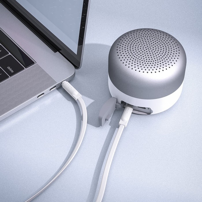 Кабель Hoco UPA16, Jack 3.5 мм (m) - Jack 3.5 мм (m), 1 м, TPE, белый Кабель Hoco UPA16, Jack 3.5 мм (m) - Jack 3.5 мм (m), 1 м, TPE, белый